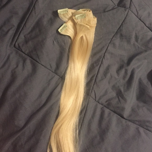 Design Lengths Remy clip in hair extensions - Picture 2 of 3