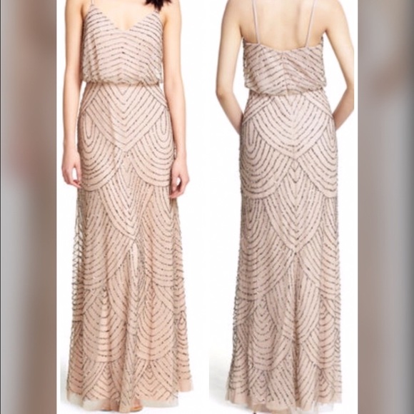 Adrianna Papell beaded dress