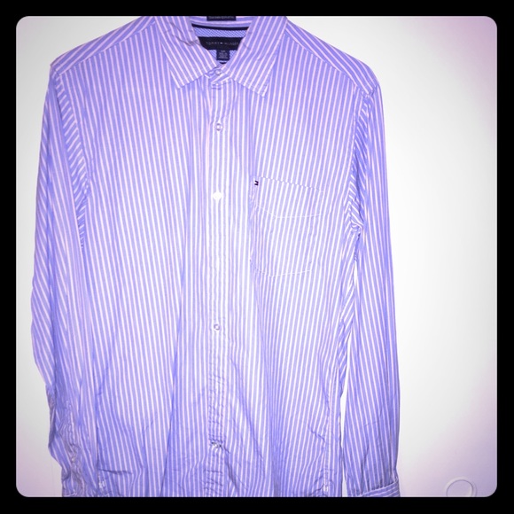 Tommy Hilfiger stripped button up shirt