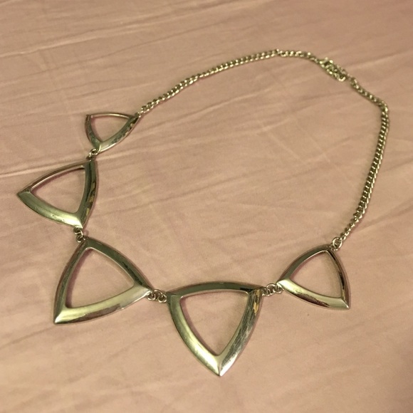 Bold Triangle Statement Necklace