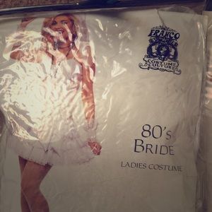 80's bride costume