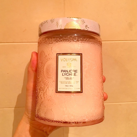 NWT Voluspa Panjore Lychee Candle ❤️