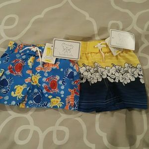 Set of 2 NWT swim trunks
