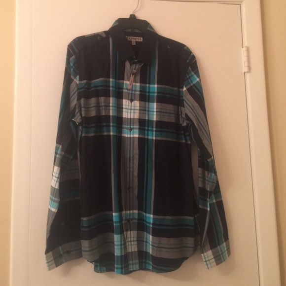 Express Other - Express Men's Fitted Dress Shirt