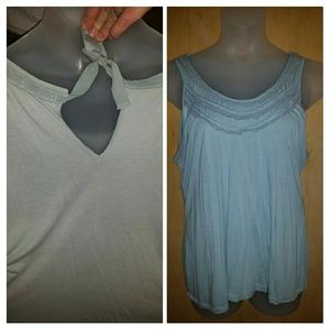 Braided Neckline Tie-back Tank