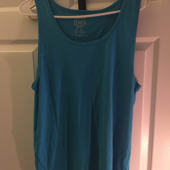 Plain Blue XL tank