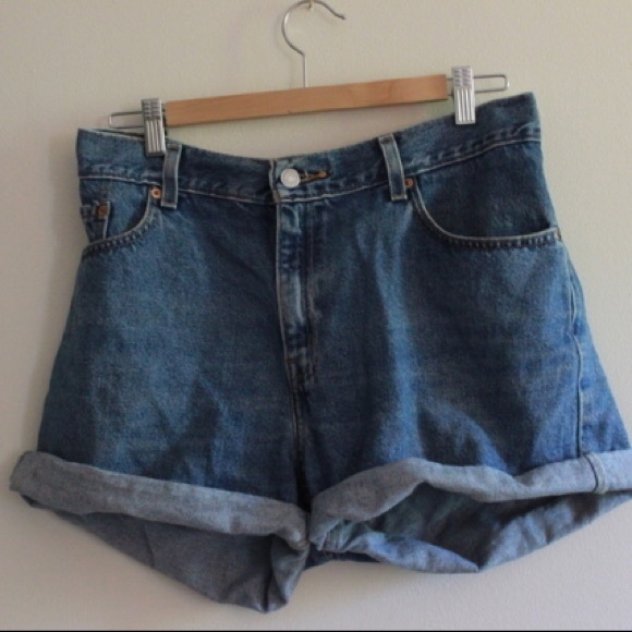 Denim High Waisted Shorts