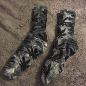 Tye-Dye Weed Socks