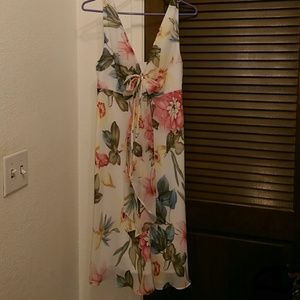 Floral print dress