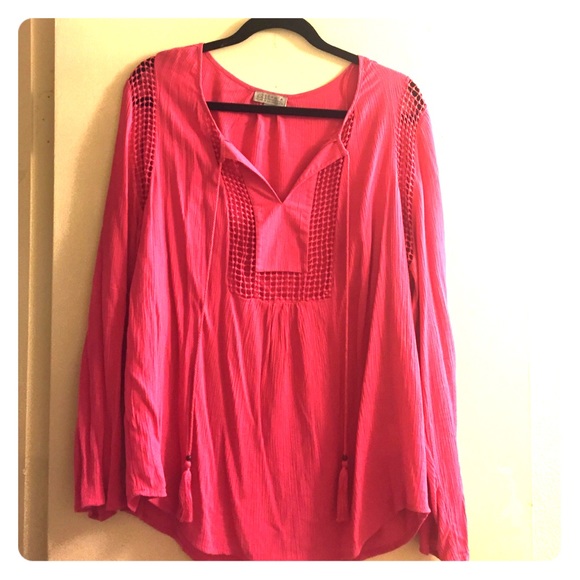 Pink blouse
