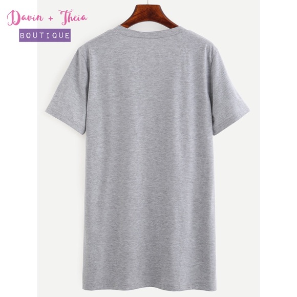HP 3X 💖 Wife. Mom. Boss. Gray T-Shirt - Picture 4 of 4