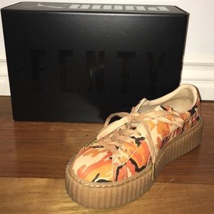 Rihanna Fenty Camo Creepers cheaper on Mercari