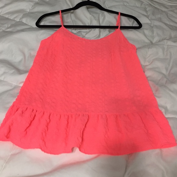 Lilly Pulitzer Tops - SALE 🎉 Lilly Pulitzer Textured Tank in Neon Coral Lilly Pulitzer Tops - SALE 🎉 Lilly Pulitzer Textured Tank in Neon Coral