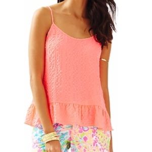 Lilly Pulitzer Tops - SALE 🎉 Lilly Pulitzer Textured Tank in Neon Coral Lilly Pulitzer Tops - SALE 🎉 Lilly Pulitzer Textured Tank in Neon Coral