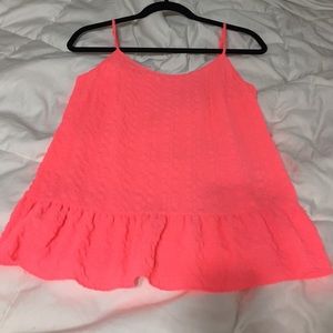Lilly Pulitzer Tops - SALE 🎉 Lilly Pulitzer Textured Tank in Neon Coral Lilly Pulitzer Tops - SALE 🎉 Lilly Pulitzer Textured Tank in Neon Coral