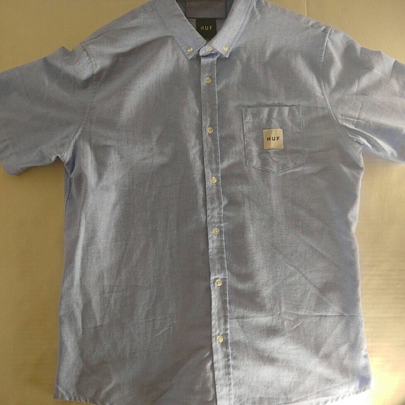 HUF Blue Button Down