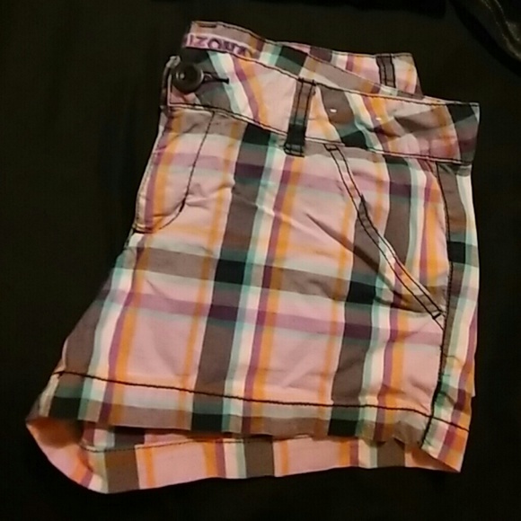 Plaid shorts
