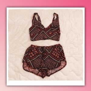 Kendall & Kylie Tribal Cropped Matching Set