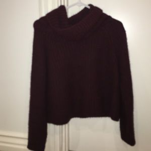 Maroon/ burgundy Zara turtle neck