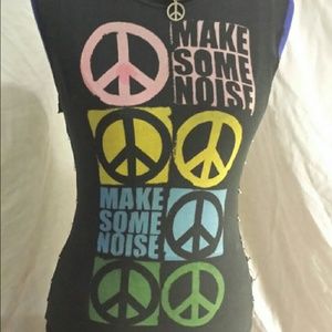 Revamped Make Some Noise Safety Pin Shirt - Xsmall