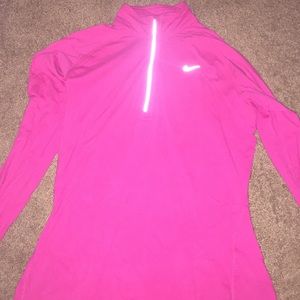 Hot pink nike long sleeve