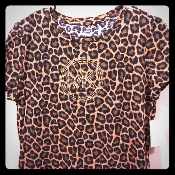 NWT! Michael Kors cheetah print shirt!