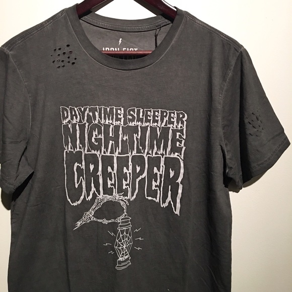 IRON FIST Creeper S/S Gray Tee - Picture 3 of 4