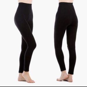 High waist black stretchy leggings