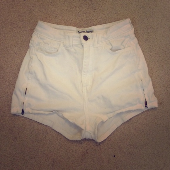 American Apparel White Shorts