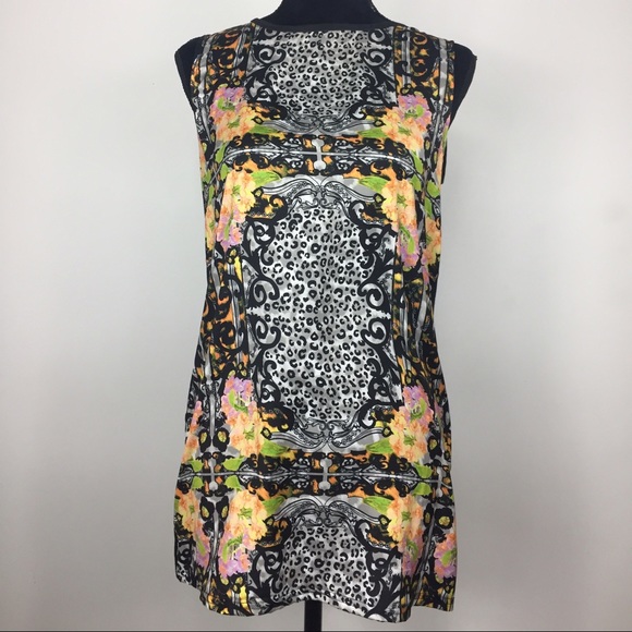 MINKPINK Funky Psychedelic Printed Mini Dress