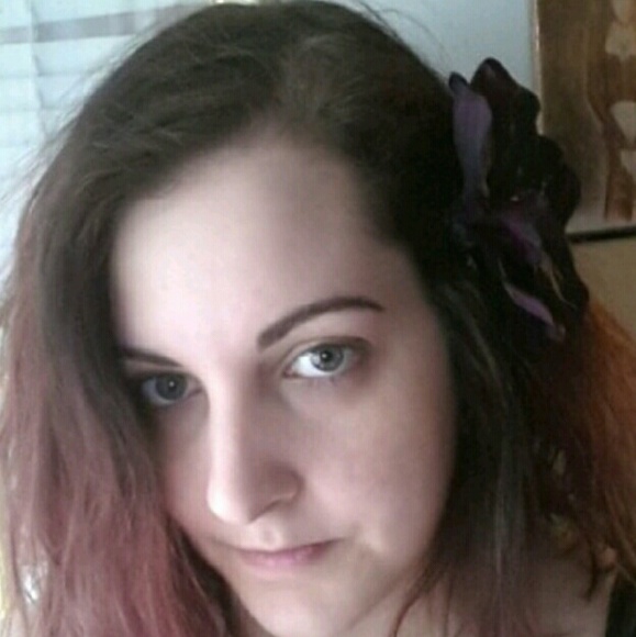 Handmade black orchid clip - Picture 4 of 4