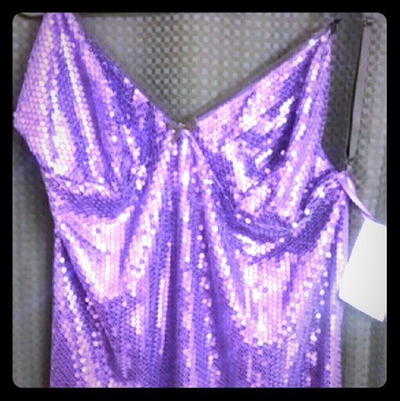 Flash sale!-Purple sequins chemise