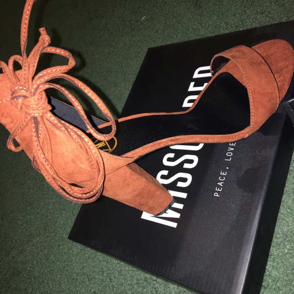 faux suede ; approx heel height 11cm/4.5" - Picture 4 of 4