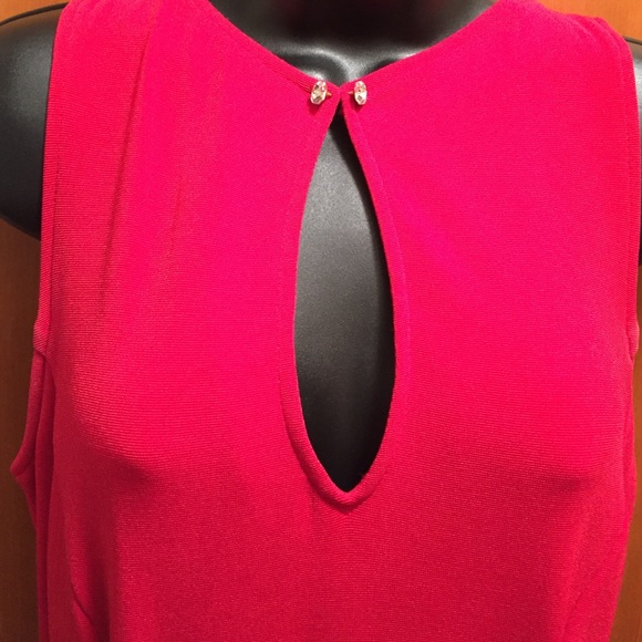 Long red evening/prom/wedding reception dress 😉 - Picture 2 of 4