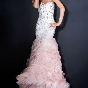 Jovani mermaid prom gown