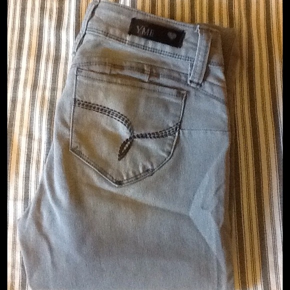 Size 5 YMI gray skinny jeans