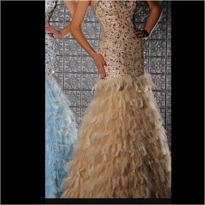Mac Duggal mermaid prom gown