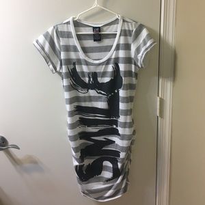 Striped Tight Mini Dress
