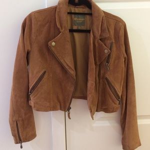 Madewell Suede Motorcycle Jacket