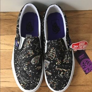 Vans x J. Crew Slip On Sneakers in Liberty Zodiac