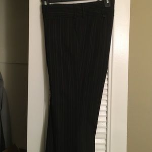 The Limited white striped dress slacks