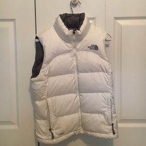 White North Face Vest