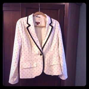 Polka dot blazer