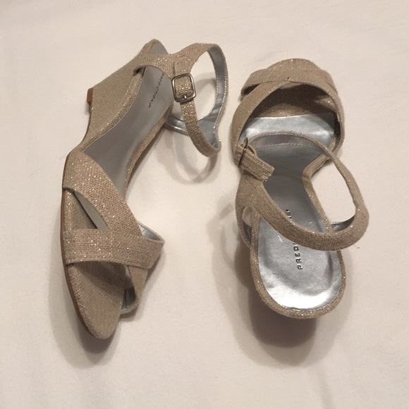 Brand new wedges. 3" heel. Sparkle!  9 1/2