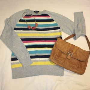 Chaps M striped sweater