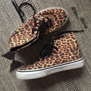 leopard and zebra print vans