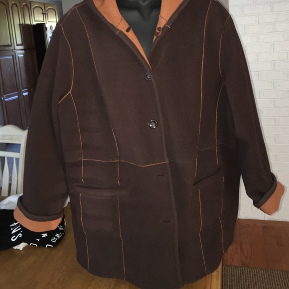 Ladies Susan graver reversible coat