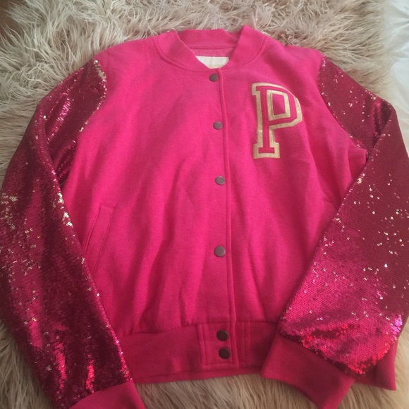 PINK Victoria secret fashion show jacket