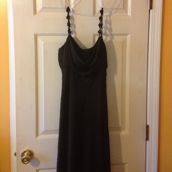 Black evening gown