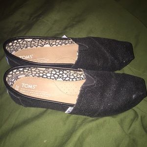 Glitter Black Toms!!!
